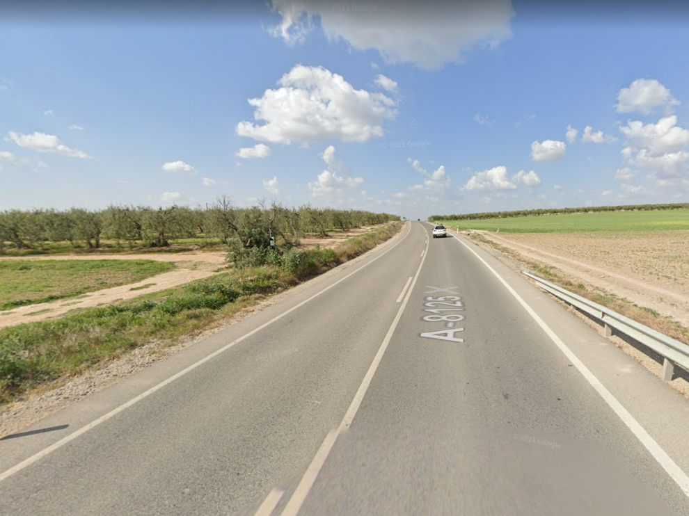 La carretera A-8125 en Morón de la Frontera (Sevilla).