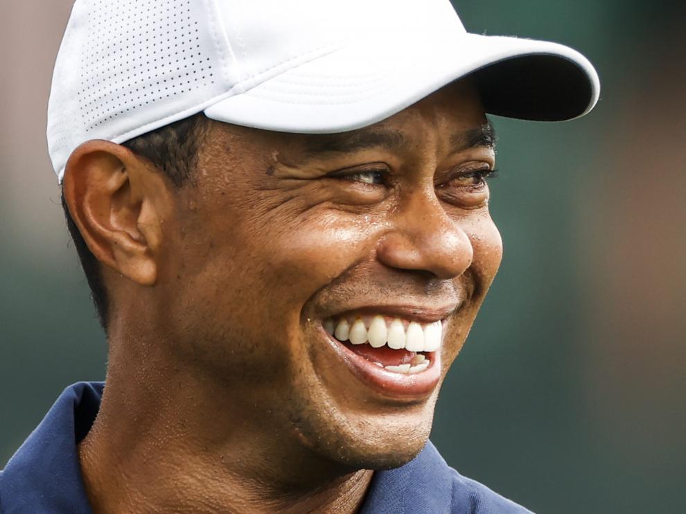 Tiger Woods en Augusta este martes.