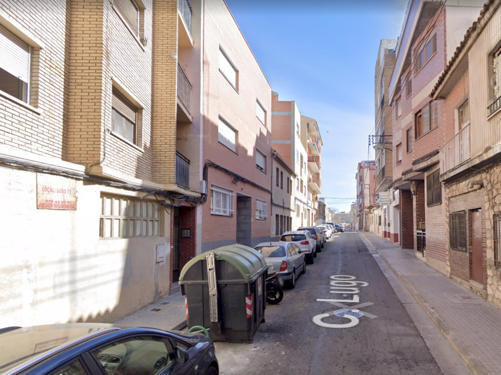 Una imagen de la calle de Lugo en Zaragoza.