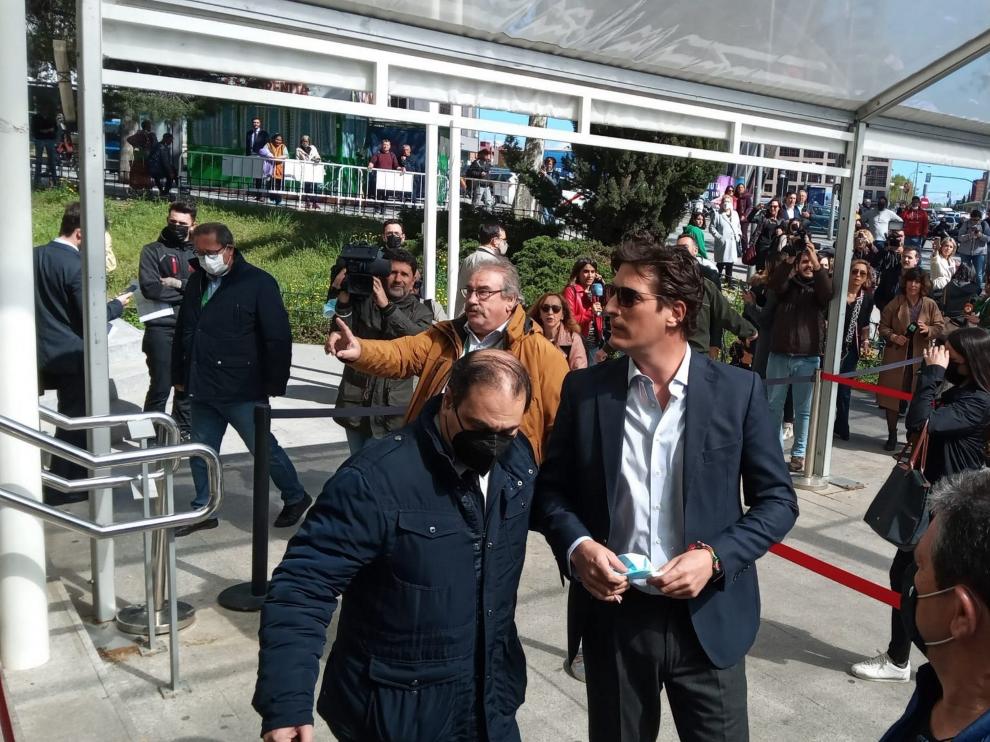 Luis Medina a su llegada a los Juzgados de Plaza Castilla para declarar en el caso de las mascarillas.