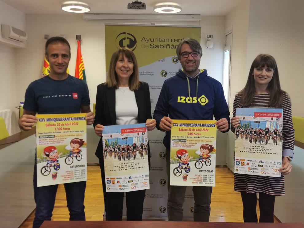 Presentación del evento ciclista en Sabiñánigo