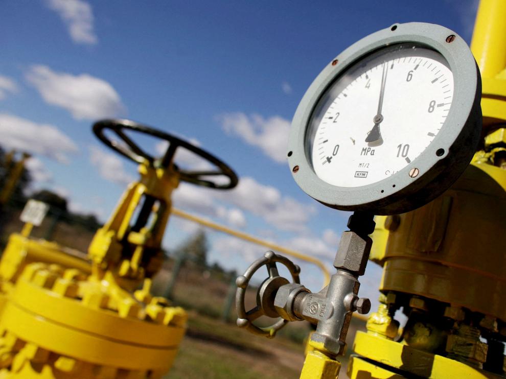 Depósito de gas en una estación de Polonia