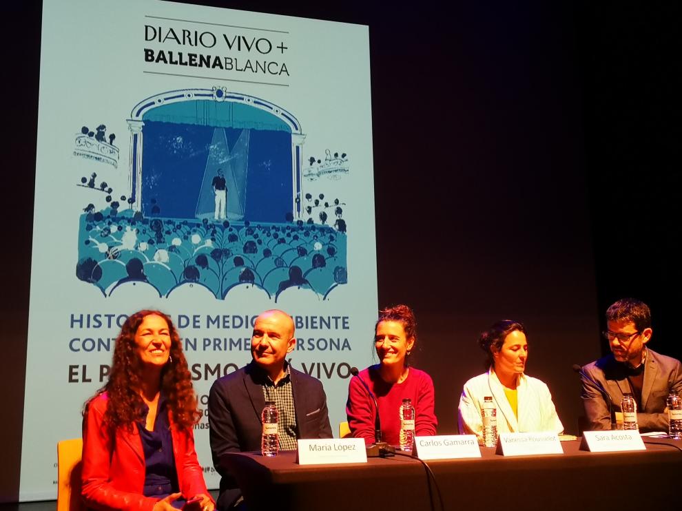 María López, Carlos Gamarra, Vanessa Rousselot, Sara Acosta y Daniel Sarasa.