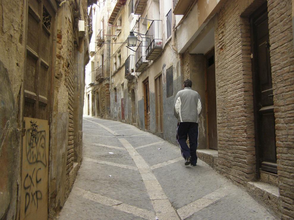 Una calle del barrio de la judería de Tarazona