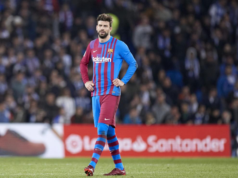 El futbolista del F.C. Barcelona Gerard Piqué.