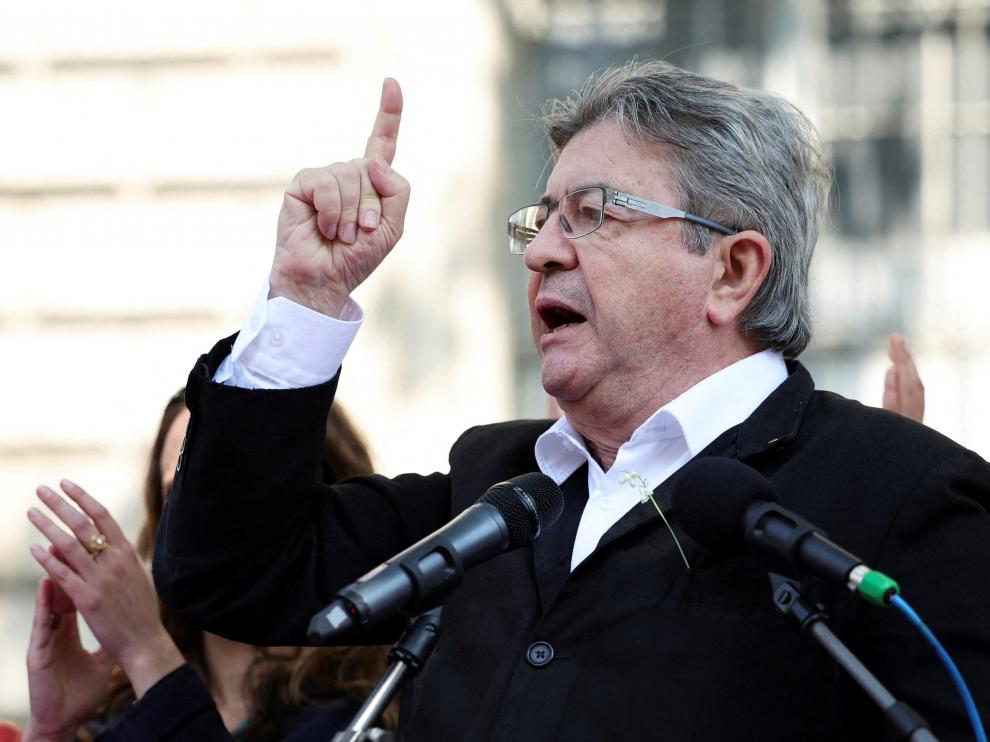 Jean-Luc Mélenchon, lider de La Francia Insumisa (LFI).