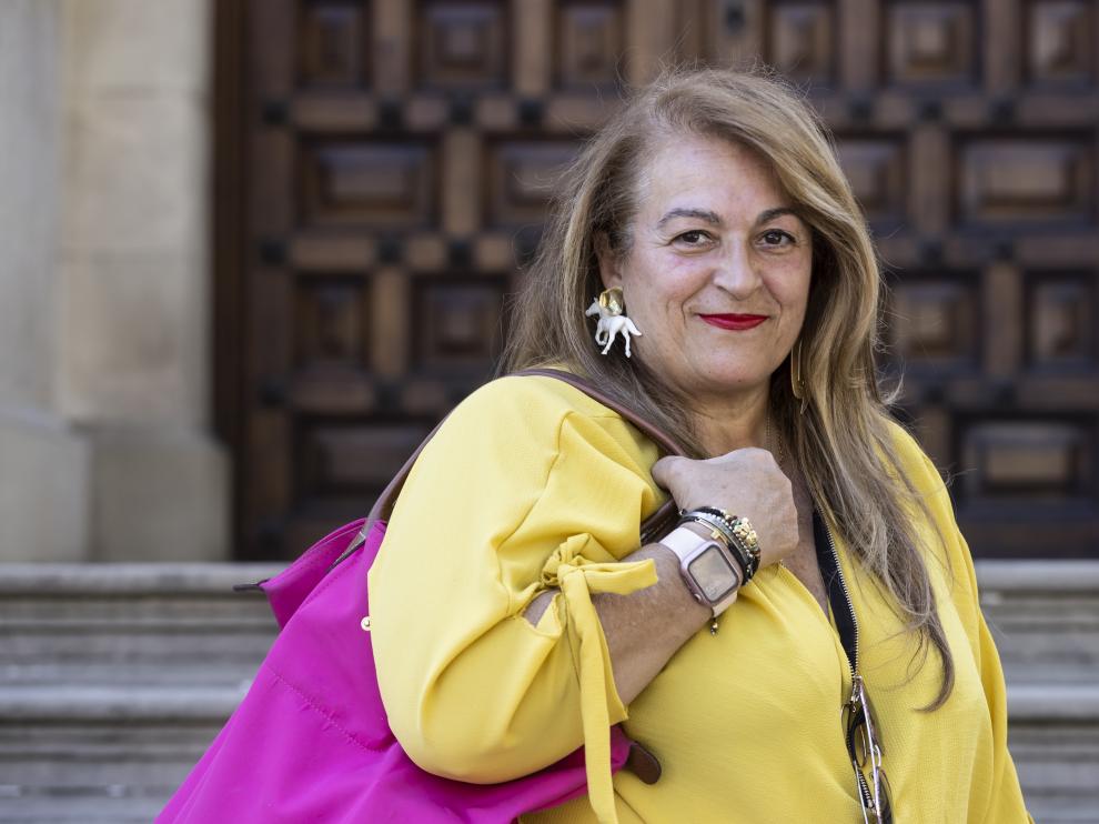 Ana María García, zaragozana a la que el Ayuntamiento ha devuelto la plusvalía municipal tras ocho años.