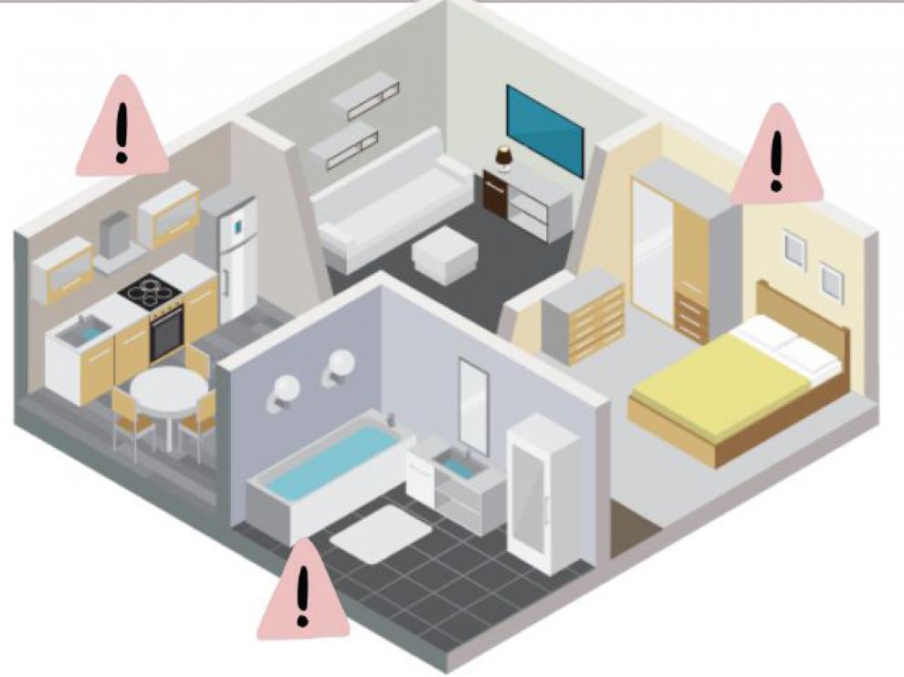 Recreación de una vivienda.