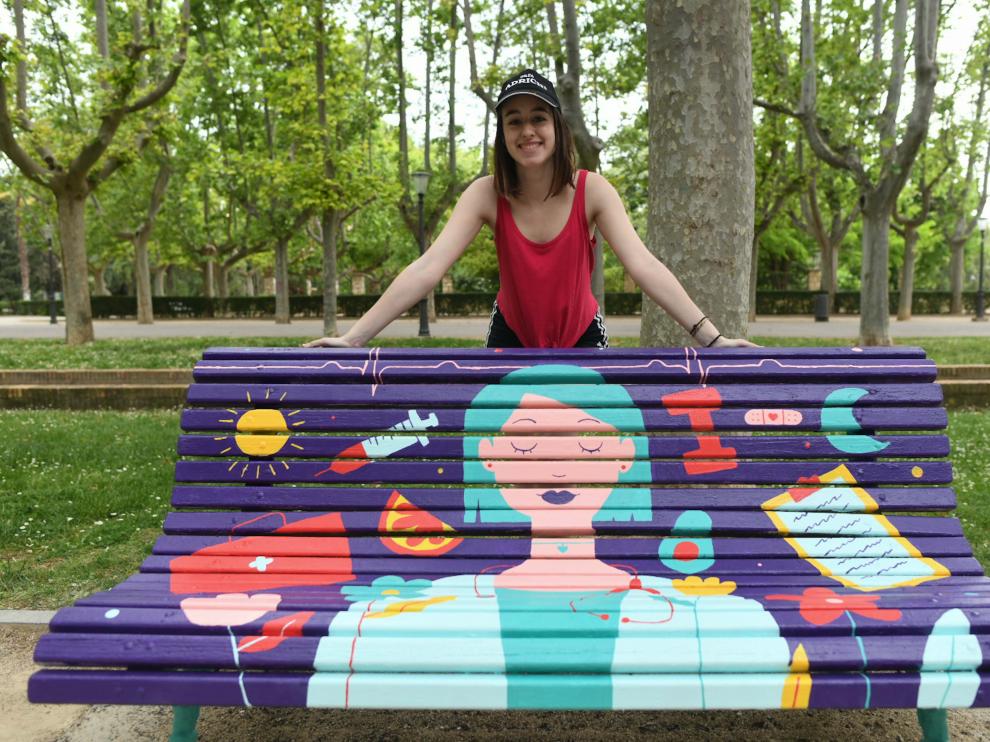 Marina Rodríguez Bailo rinde homenaje a la Sanidad.
