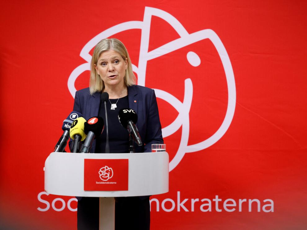 La primera ministra sueca, Magdalena Andersson
