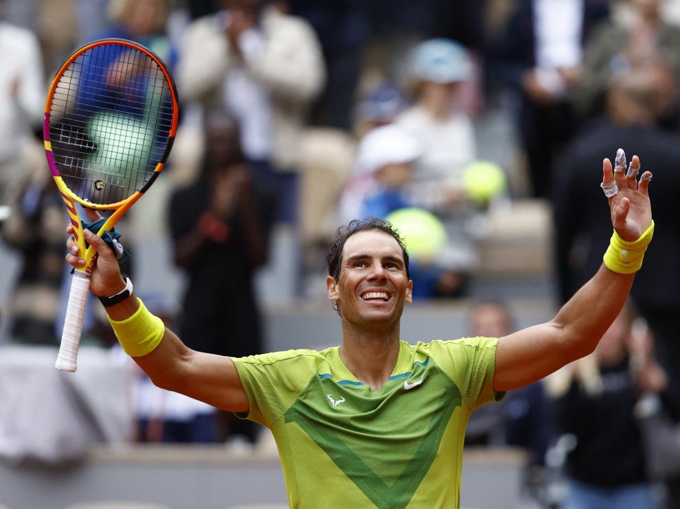Nadal tras su victoria en París