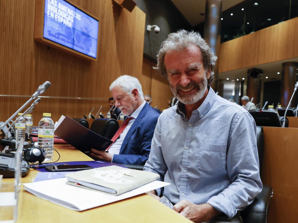 El director del Centro Sanitario de Coordinación de Alertas y Emergencias Sanitarias, Fernando Simón, interviene en el debate sobre estrategias y respuestas a las "Amenazas biológicas en España"