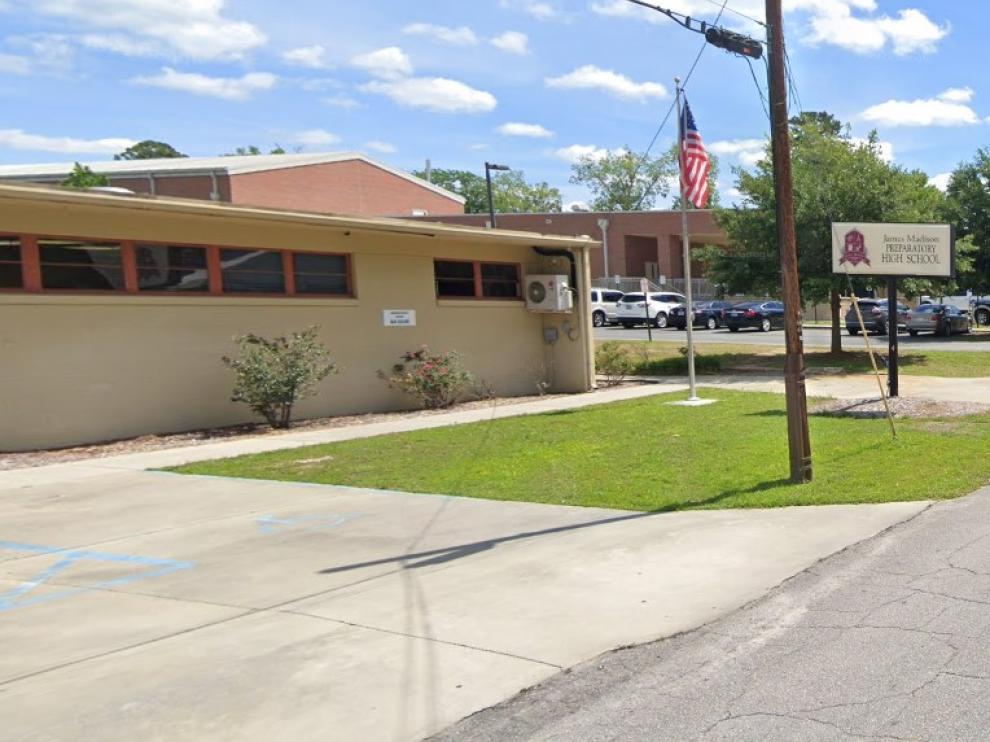 Escuela de secundaria James Madison, en el norte de Florida.
