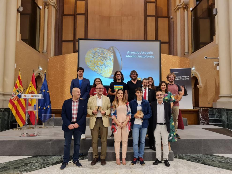 Foto de familia con todos los premiados