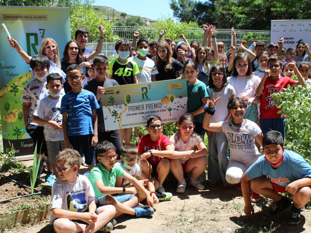 Los alumnos del CEIP Emilio Díaz de Alcañiz obtuvieron uno de los premios del concurso ‘R7 por el Planeta’.