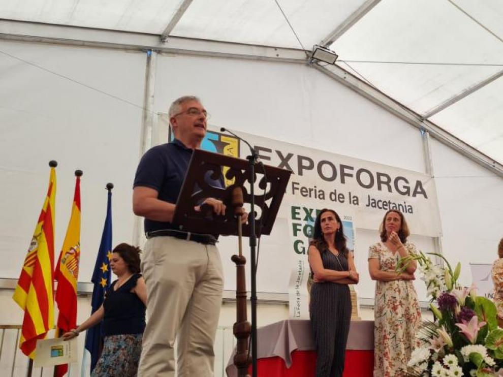 El consejero Olona ha participado en la entrega de premios y subasta de Expoforga