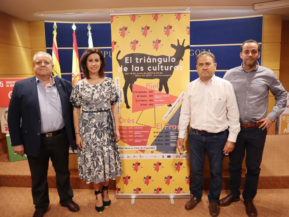 Presentación del proyecto cultural 'El triángulo de las tres culturas' en la DPZ
