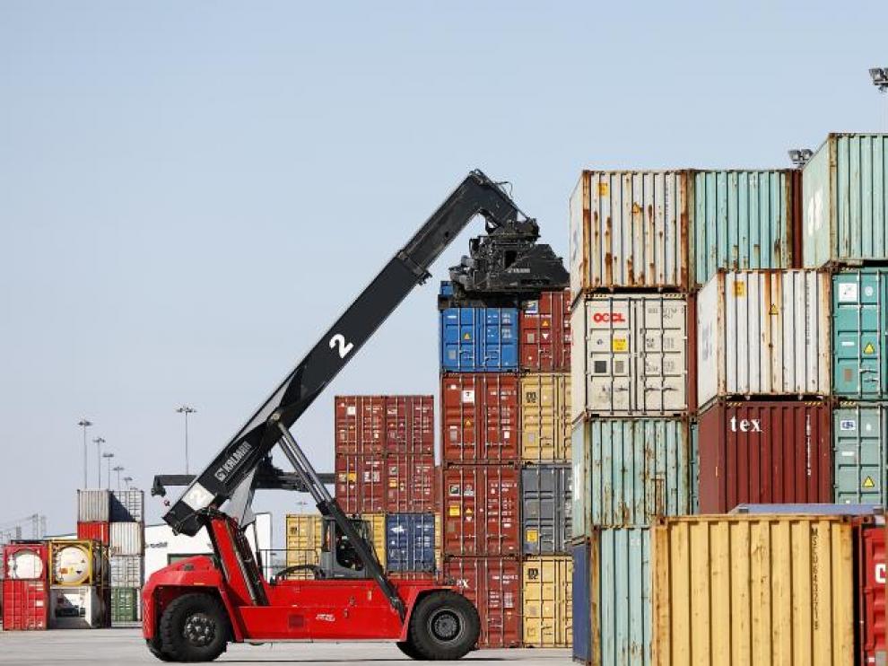 Exportaciones desde la terminal intermodal de Plaza.