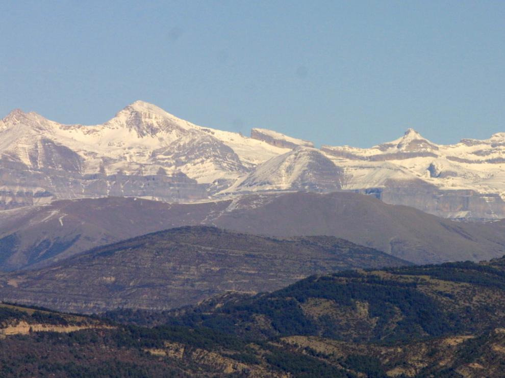 Vista de los Pirineos.