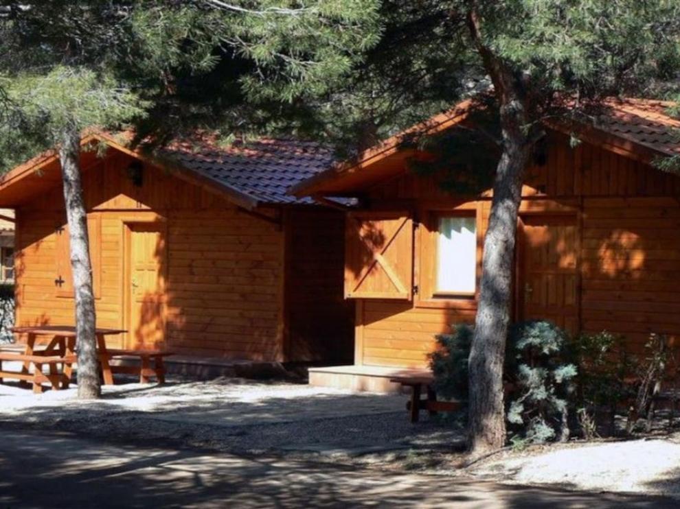 Mejores bungalows en los campings de Teruel.