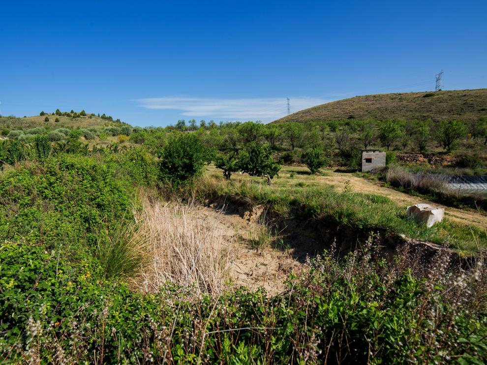 Pozo seco en el término municipal de El Frasno.