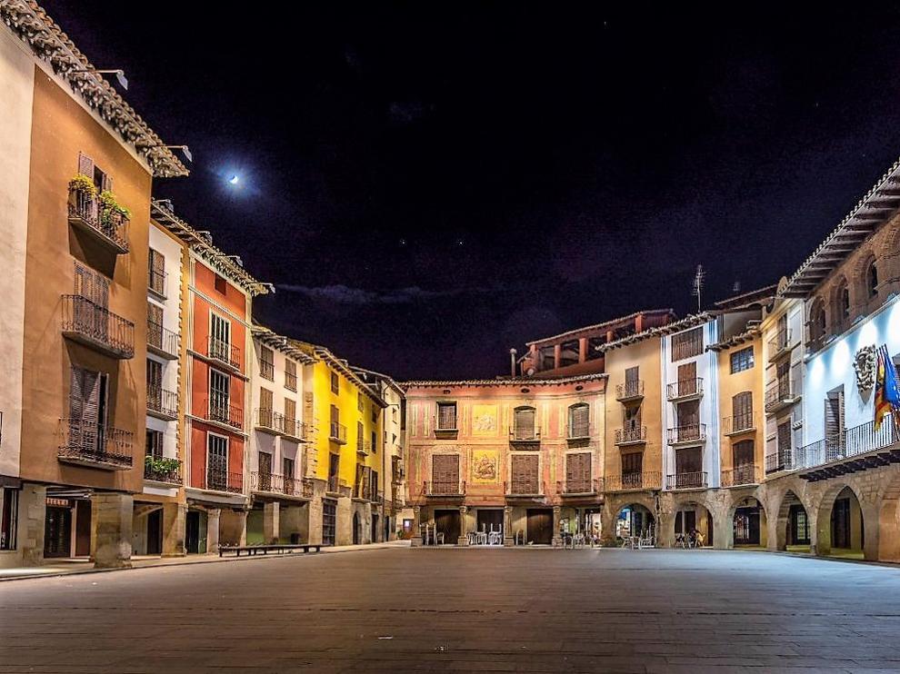Plaza Mayor de Graus, uno de los escenarios del Sonna Huesca.
