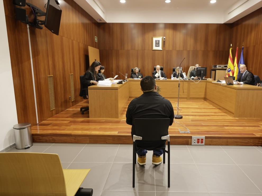 El acusado fue juzgado este martes en la Audiencia Provincial de Zaragoza.