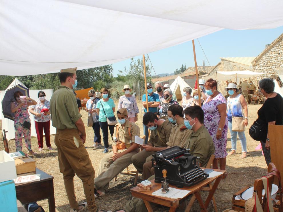 Recreación campamento militar