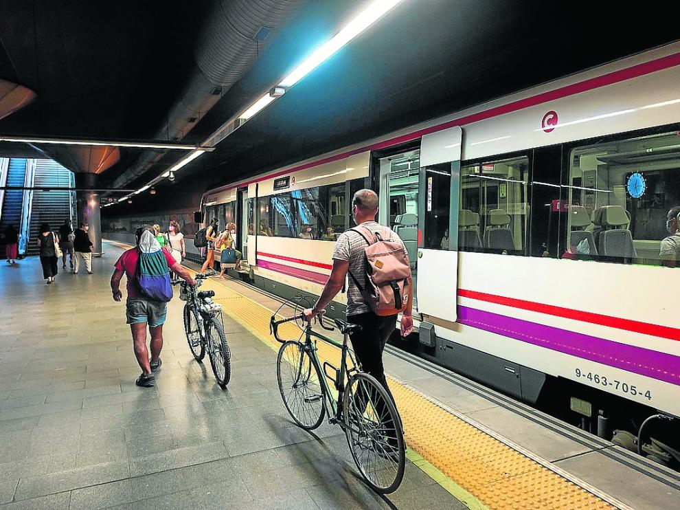 Los usuarios de Cercanías de Zaragoza viajarán gratis con abono en el último cuatrimestre del año.