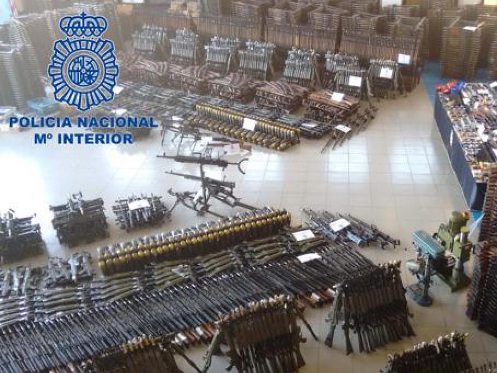 La Policía incautó más de 10.000 armas en la operación 'Portu'
