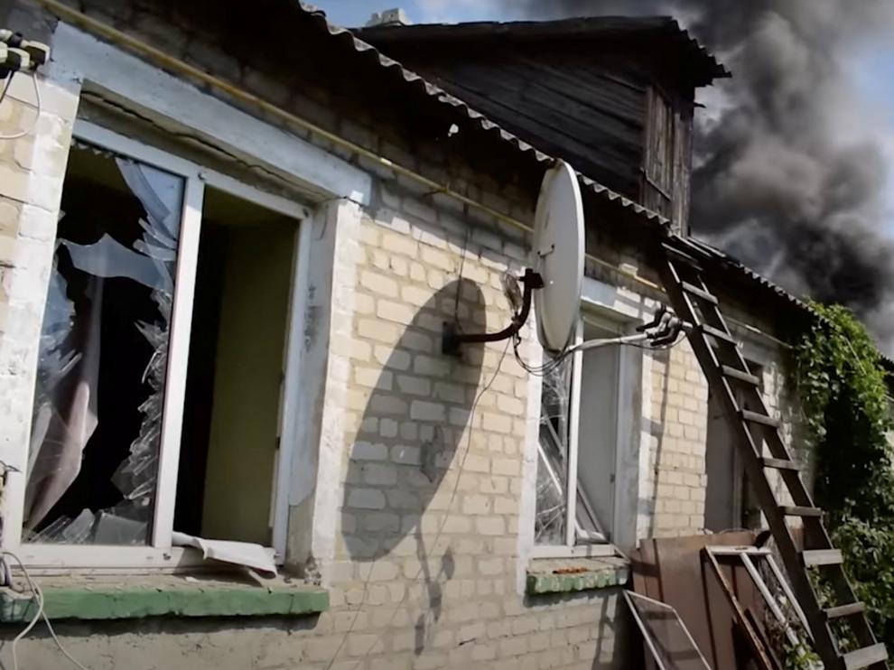 Donetsk, en plena guerra.