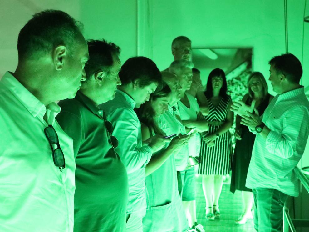 Visita al interior de una de las almazaras del Moncayo.