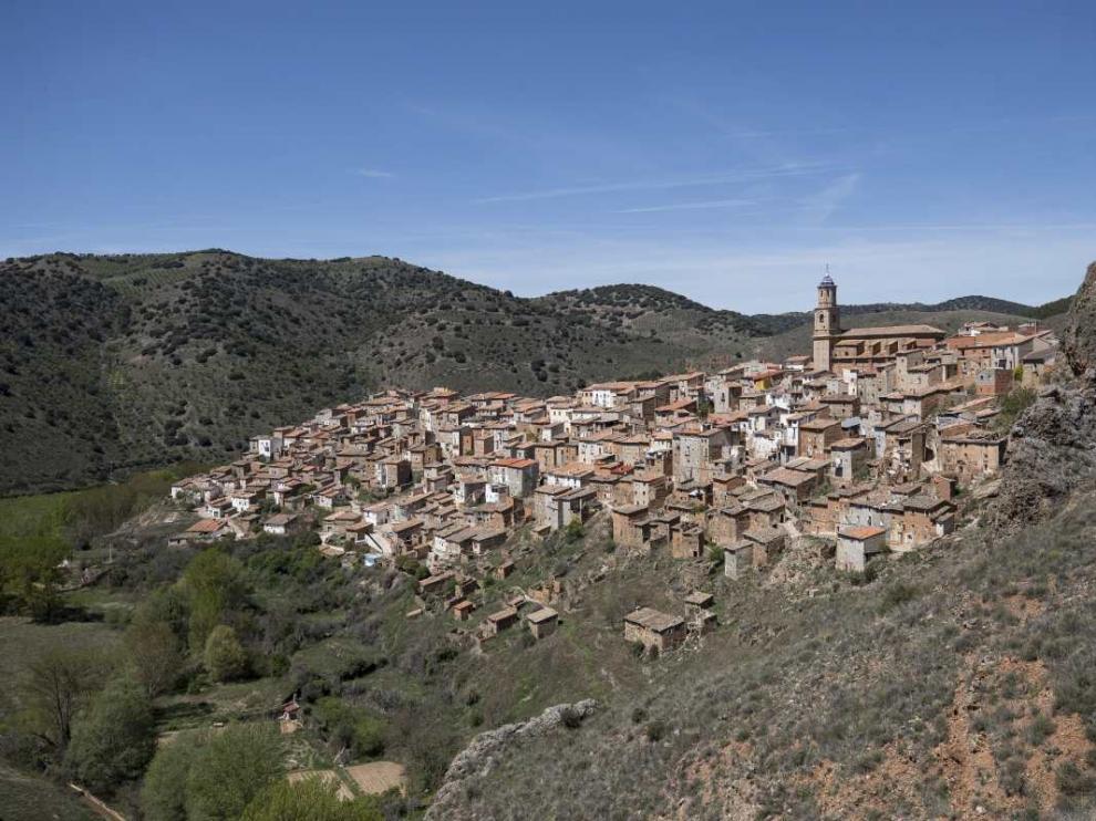 Vista de la localidad de Moros.
