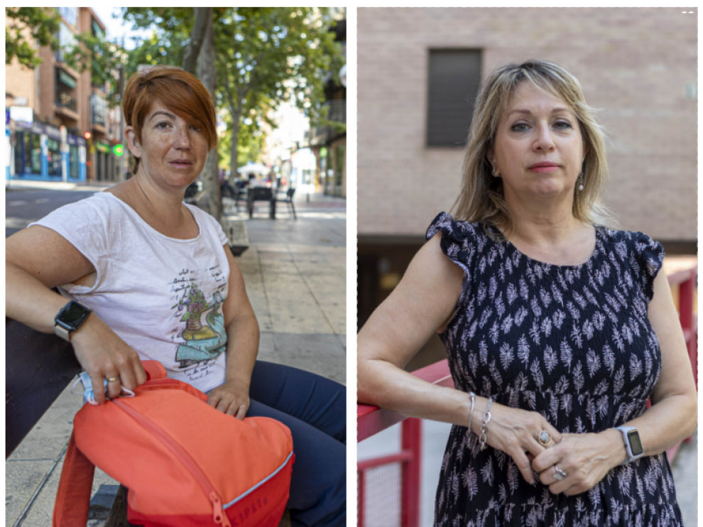Dos pacientes aragonesas con covid persistente.