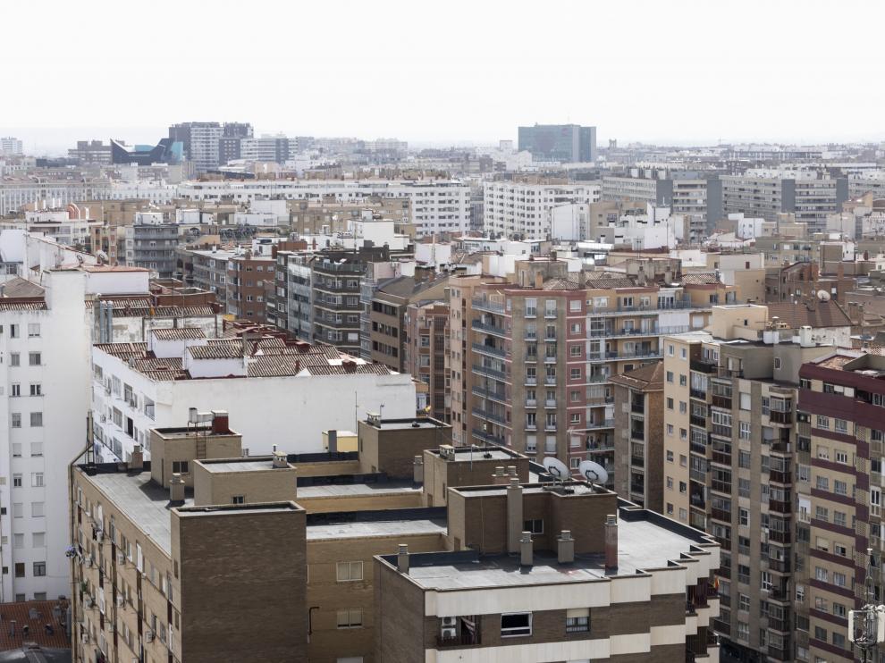 Vista de la ciudad desde Torre Zaragoza