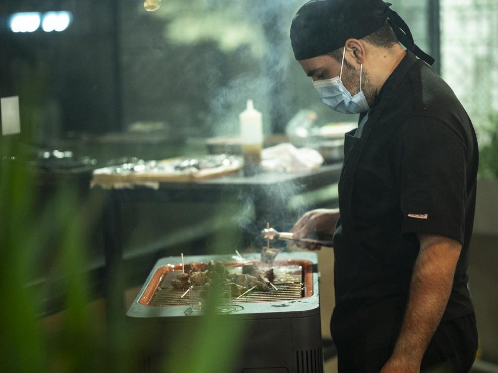 Cocina en vivo en El Invernadero, de Cuarte de Huerva.