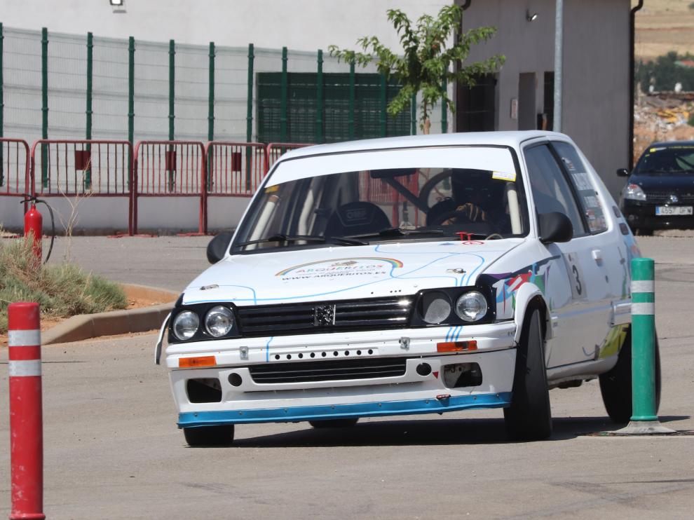 El piloto zaragozano Alejandro Díaz-Concha llevó su Peugeot GTI a lo más alto de la clasificación