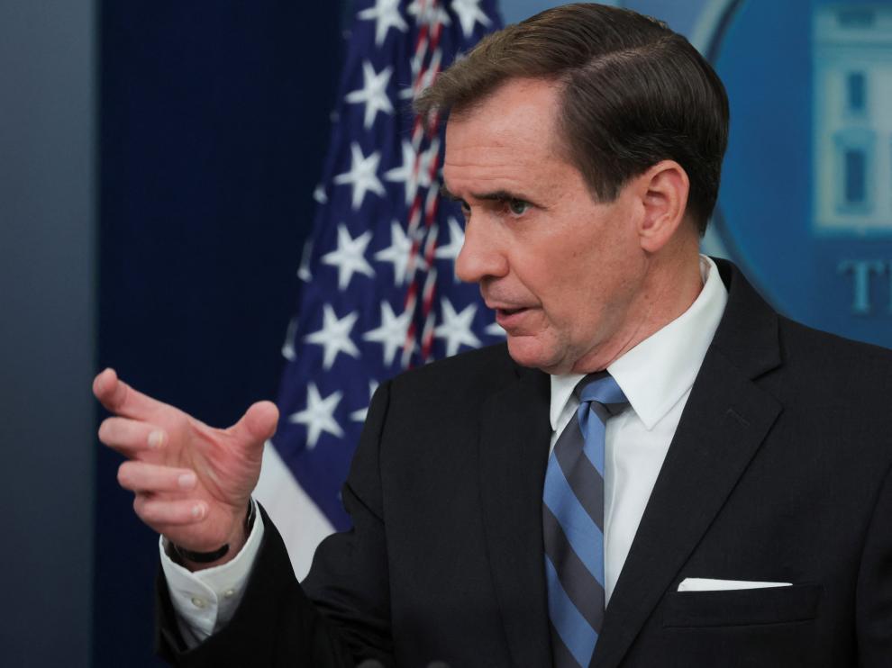 John Kirby, portavoz del Consejo de Seguridad Nacional estadounidense.