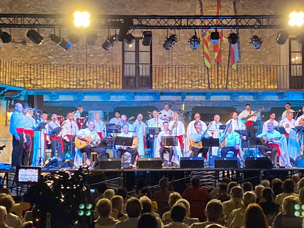 Actuación de Los Sabandeños en Albarracín dentro del festival Festifalk.