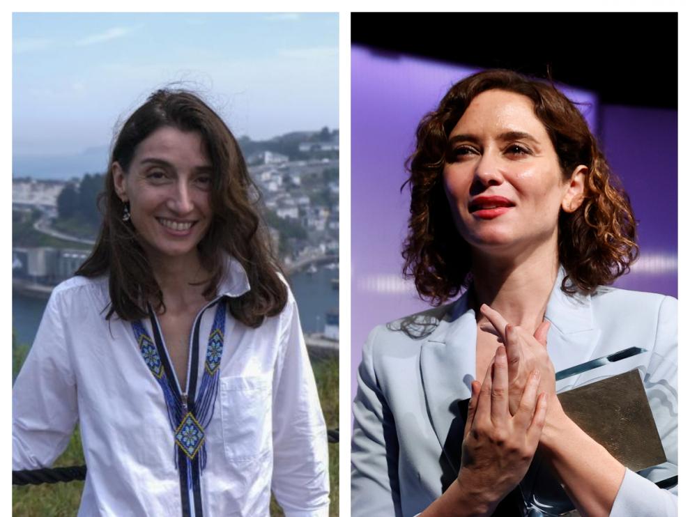 Pilar Llop e Isabel Díaz Ayuso.
