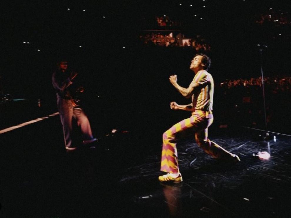 Harry Styles en su concierto en Madrid, este mes de julio