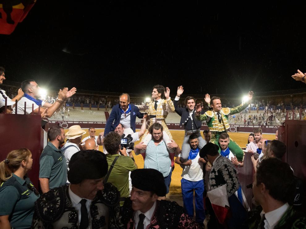 Corrida de toros en las fiestas de Tarazona 2022.