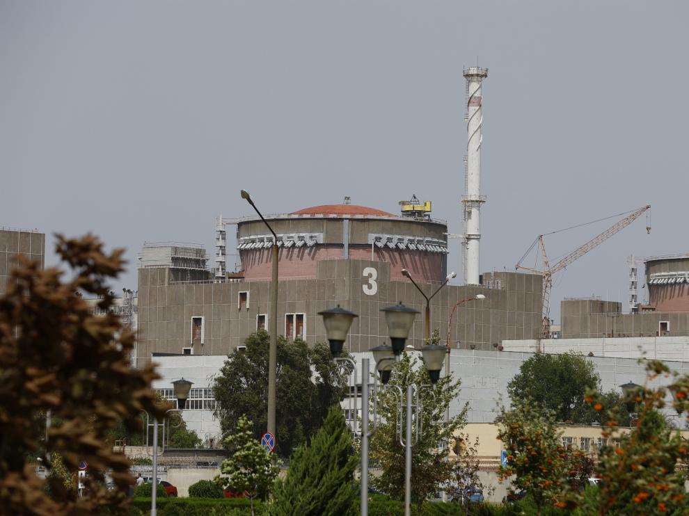 Un aspecto de la central nuclear de Zaporiyia, en Ucrania.