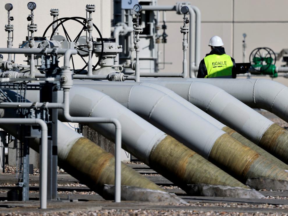 El gasoducto Nord Stream 1 en la ciudad alemana de Lubmin.