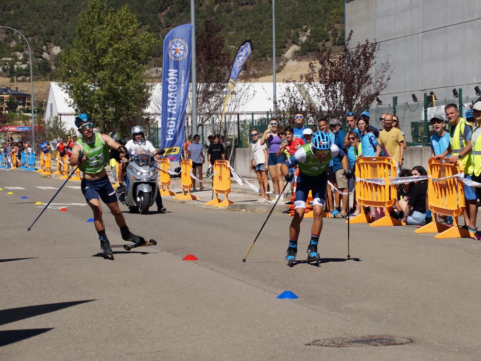 Jaca albergó el Campeonato de España de rollerski en su modalidad de esprint.