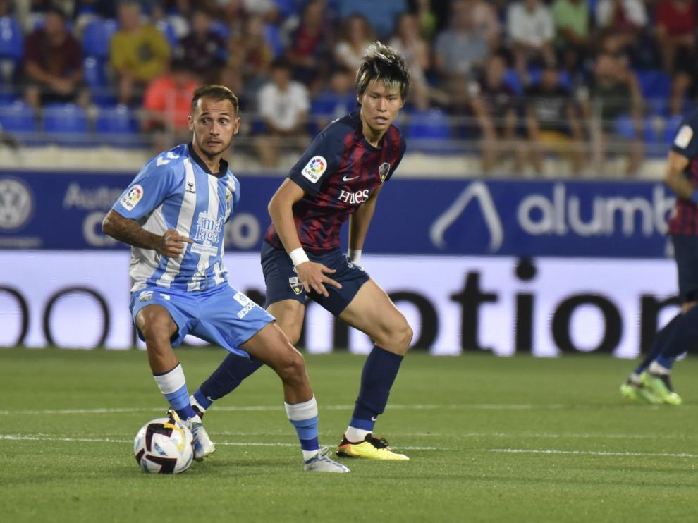 Partido SD Huesca - Málaga, en El Alcoraz