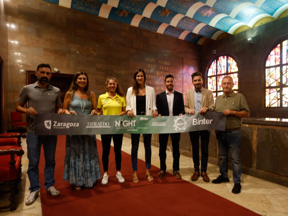 El Ayuntamiento de Zaragoza ha acogido esta mañana la presentación de la prueba.