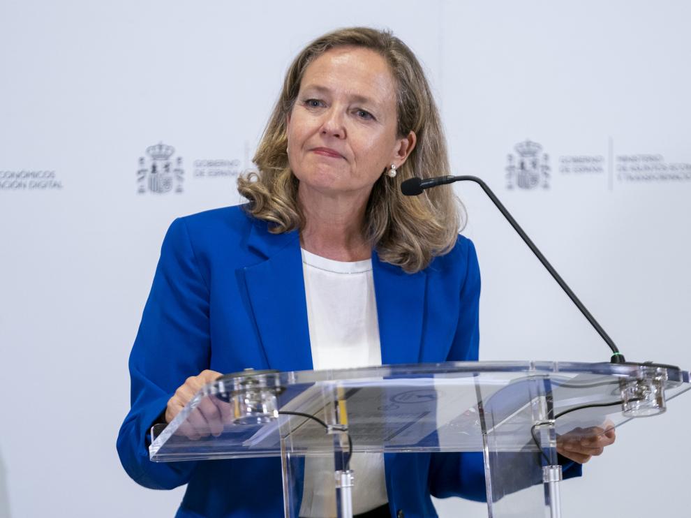 Nadia Calviño, vicepresidenta primera y ministra de Asuntos Económicos