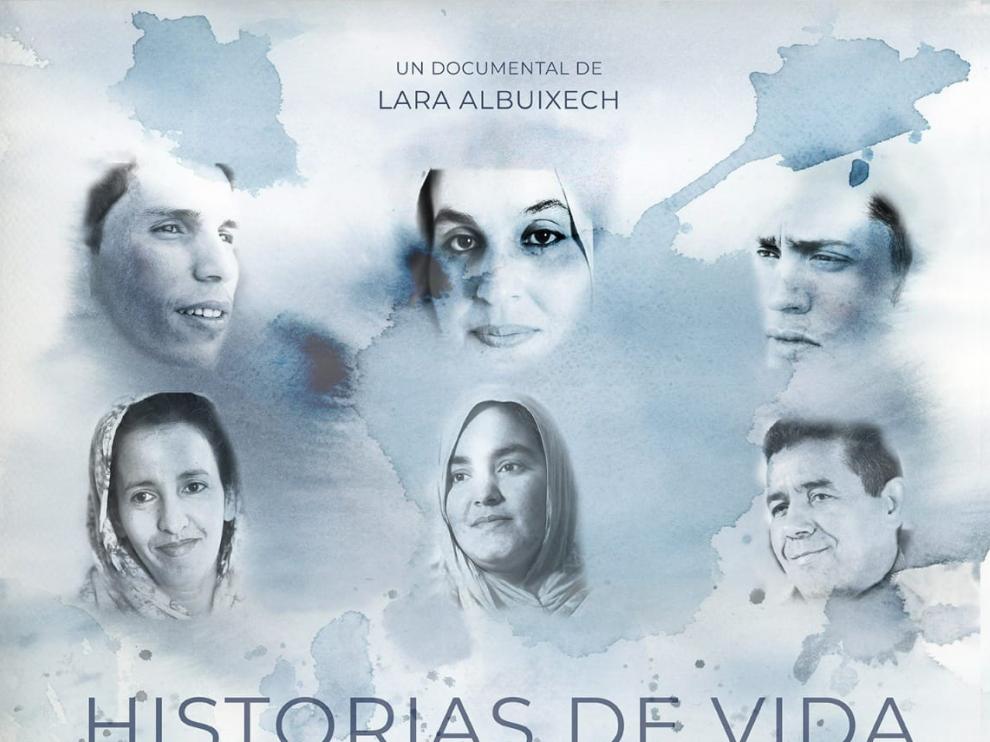 Cartel del documental 'Historias de vida. Histiorias de refuguio y apátrida', de Lara Albuixech, que se exhibe en la Filmoteca.