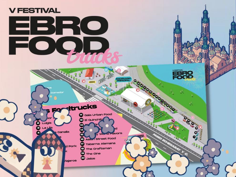 Festival Ebro Food Trucks de Zaragoza